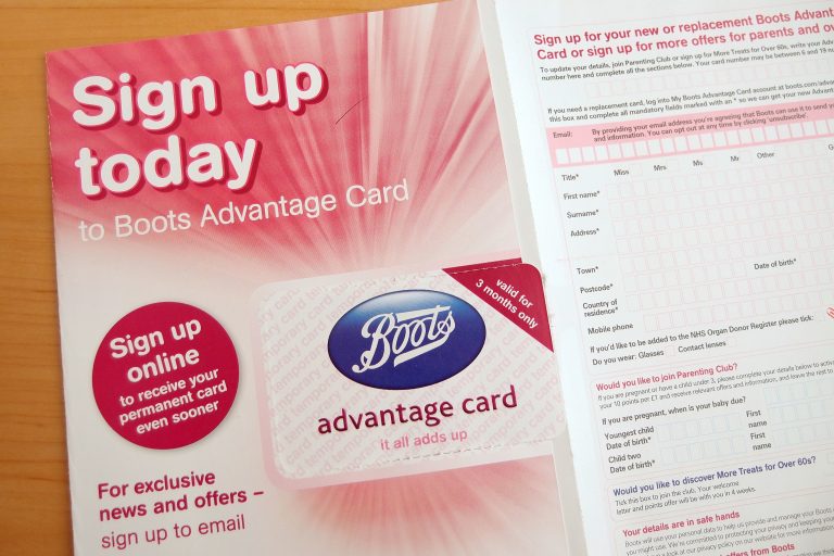 BootsのAdvantage Card を作りました。オンラインでの登録の仕方など Introvertful Life