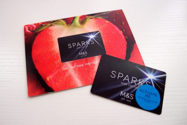 M&S のポイントカード “Sparks card” の入手方法 Introvertful Life